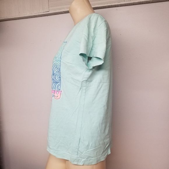 Ocean city MD blue short sleeve pineapple Medium M - Picture 2 of 10